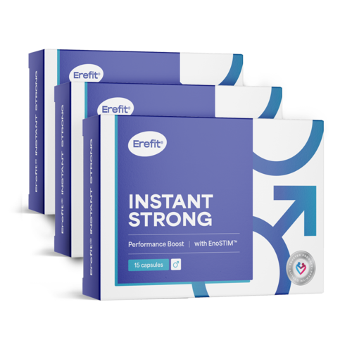 3x INSTANT STRONG – Performance Boost, komplex férfiaknak, összesen 45 kapszula